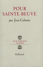 Télécharger le livre :  Pour Sainte-Beuve