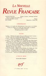 Télécharger le livre :  La Nouvelle Revue Française N° 411