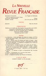 Télécharger le livre :  La Nouvelle Revue Française N° 412