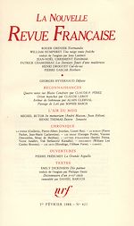 Télécharger le livre :  La Nouvelle Revue Française N° 421
