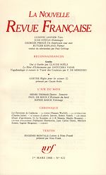 Télécharger le livre :  La Nouvelle Revue Française N° 422