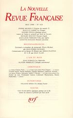 Télécharger le livre :  La Nouvelle Revue Française N° 424