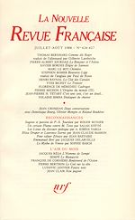 Télécharger le livre :  La Nouvelle Revue Française N° 426