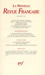 Télécharger le livre :  La Nouvelle Revue Française N° 437