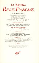 Télécharger le livre :  La Nouvelle Revue Française N° 445