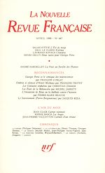 Télécharger le livre :  La Nouvelle Revue Française N° 447