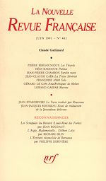 Télécharger le livre :  La Nouvelle Revue Française N° 461