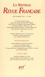 Télécharger le livre :  La Nouvelle Revue Française N° 464