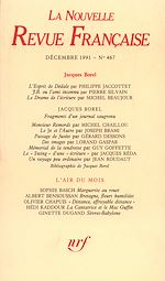 Télécharger le livre :  La Nouvelle Revue Française N° 467