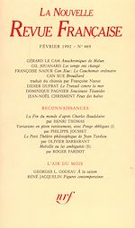 Télécharger le livre :  La Nouvelle Revue Française N° 469