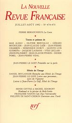Télécharger le livre :  La Nouvelle Revue Française N° 474