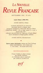 Télécharger le livre :  La Nouvelle Revue Française N° 476