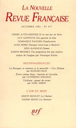 Télécharger le livre :  La Nouvelle Revue Française N° 477