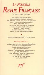 Télécharger le livre :  La Nouvelle Revue Française N° 480