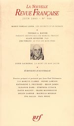 Télécharger le livre :  La Nouvelle Revue Française N° 566