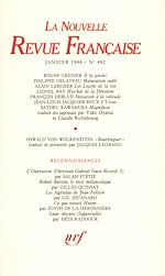 Télécharger le livre :  La Nouvelle Revue Française N° 492