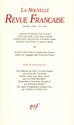 Télécharger le livre :  La Nouvelle Revue Française N° 494