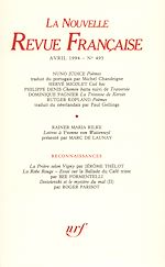 Télécharger le livre :  La Nouvelle Revue Française N° 495