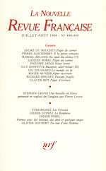 Télécharger le livre :  La Nouvelle Revue Française N° 498