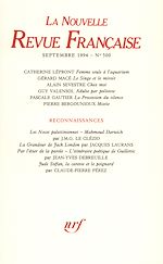 Télécharger le livre :  La Nouvelle Revue Française N° 500