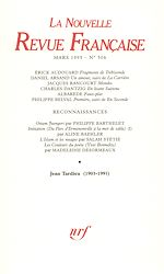 Télécharger le livre :  La Nouvelle Revue Française N° 506