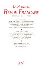 Télécharger le livre :  La Nouvelle Revue Française N° 515