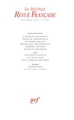 Télécharger le livre :  La Nouvelle Revue Française N° 525