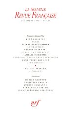 Télécharger le livre :  La Nouvelle Revue Française N° 527