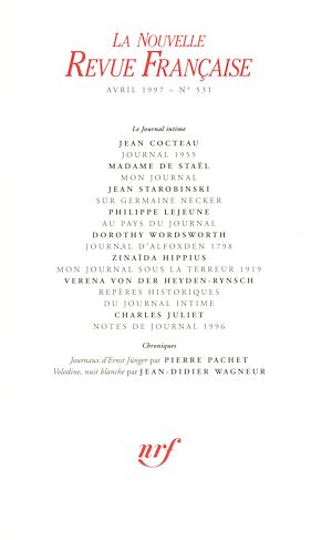 Téléchargez le livre :  La Nouvelle Revue Française N° 531