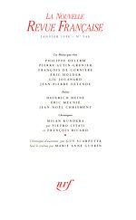 Télécharger le livre :  La Nouvelle Revue Française N° 540