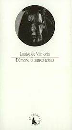 Télécharger le livre :  Démone et autres textes