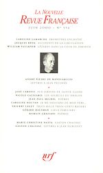 Télécharger le livre :  La Nouvelle Revue Française N° 554