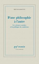 Télécharger le livre :  D'une philosophie à l'autre
