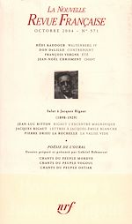 Télécharger le livre :  La Nouvelle Revue Française N° 571
