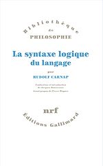 Download this eBook La syntaxe logique du langage