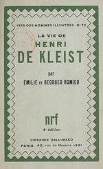Download this eBook La vie de Henri de Kleist