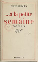 Download this eBook À la petite semaine