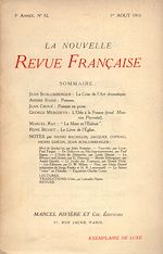Télécharger le livre :  La Nouvelle Revue Française N' 32 (Aout 1911)