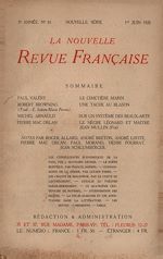 Télécharger le livre :  La Nouvelle Revue Française N' 81 (Juin 1920)