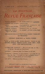 Télécharger le livre :  La Nouvelle Revue Française N' 99 (Décembre 1921)
