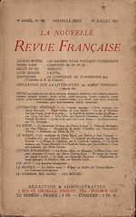 Télécharger le livre :  La Nouvelle Revue Française N° 106 (Juillet 1922)