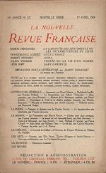 Télécharger le livre :  La Nouvelle Revue Française N' 127 (Avril 1924)