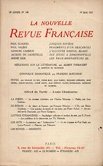 Télécharger le livre :  La Nouvelle Revue Française N' 140 (Mai 1925)