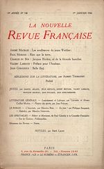 Télécharger le livre :  La Nouvelle Revue Française N' 148 (Janvier 1926)