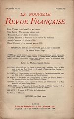Télécharger le livre :  La Nouvelle Revue Française N' 152 (Mai 1926)
