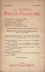 Télécharger le livre :  La Nouvelle Revue Française N' 154 (Juillet 1926)