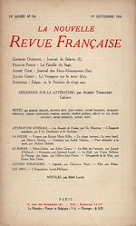Télécharger le livre :  La Nouvelle Revue Française N' 156 (Septembre 1926)