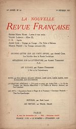 Télécharger le livre :  La Nouvelle Revue Française N' 161 (Février 1927)