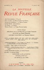 Télécharger le livre :  La Nouvelle Revue Française N' 166 (Juillet 1927)