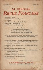 Télécharger le livre :  La Nouvelle Revue Française N' 177 (Juin 1928)